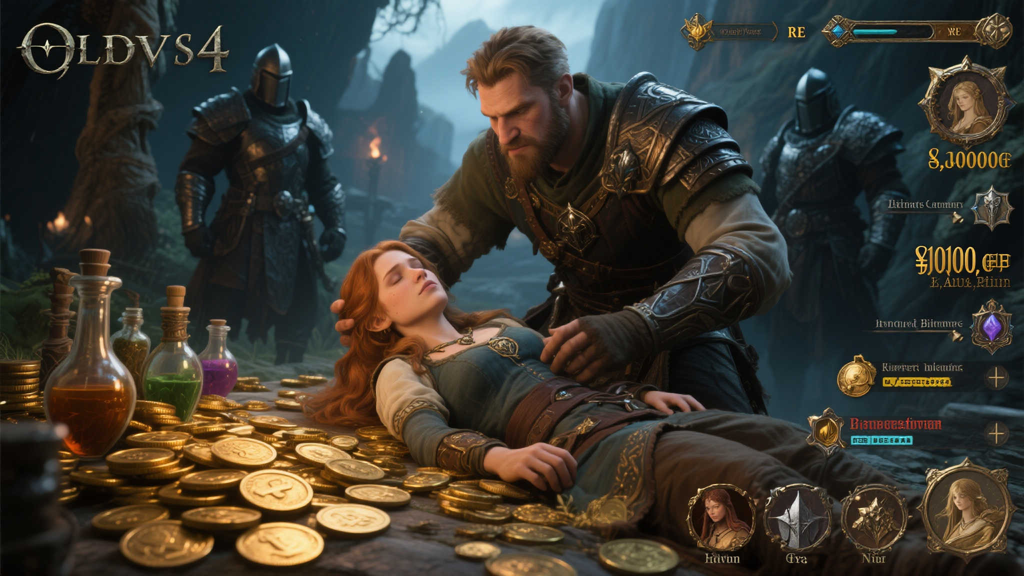 为了救回艾琳，这位玩家花费了足足1万金币