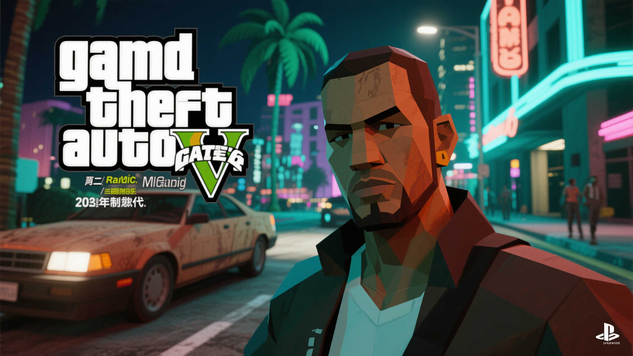 二：自制预告片的创意亮点
这段《GTA