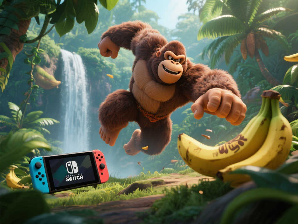 Switch 2《大金刚：蕉力全开》15分钟全新试玩视频曝光